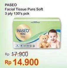 Promo Harga PASEO Baby Pure Soft 130 pcs - Indomaret