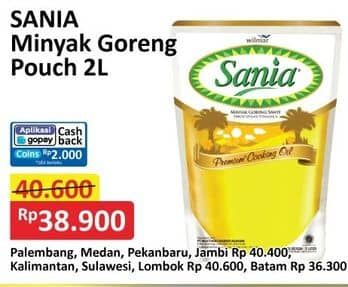 Promo Harga Sania Minyak Goreng 2000 ml - Alfamart