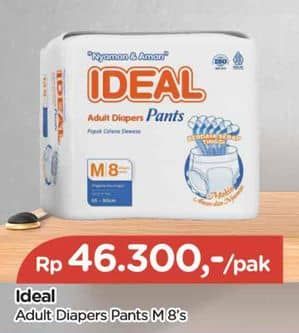 Promo Harga Ideal Adult Diapers Pants M8 8 pcs - TIP TOP