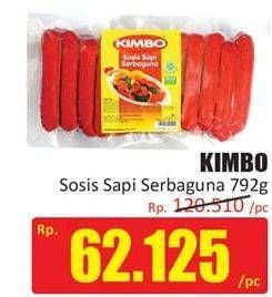 Promo Harga KIMBO Sosis Sapi Serbaguna 24 pcs - Hari Hari