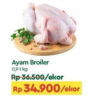 Promo Harga Ayam Broiler 900 gr - TIP TOP