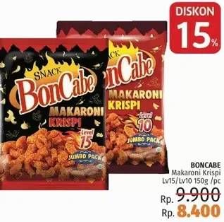 Promo Harga KOBE BON CABE Makaroni Krispi Level 10, Level 15  - LotteMart
