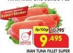 Promo Harga Tuna Fillet per 100 gr - Superindo