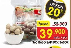 Promo Harga 365 Baso Sapi 360 gr - Superindo