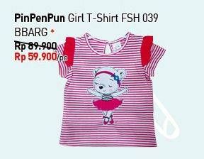 Promo Harga PINPENPUN Girl TShirt FSH 039 BBARG  - Carrefour