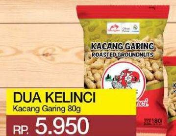 Promo Harga DUA KELINCI Kacang Garing Original 80 gr - Yogya