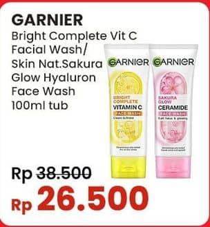 Garnier Facial Cleanser 100 ml Diskon 31%, Harga Promo Rp26.500, Harga Normal Rp38.500, Makin Murah Hingga Rp. 5.000 Dengan Kartu Kredit Mandiri, Debit BRI/BRImo , Harga Spesial untuk Mandiri Kartu Kredit min transaksi Rp 150.000, Harga Spesial untuk Kartu Debit BRI min transaksi Rp100.000