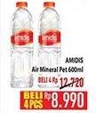 Promo Harga Amidis Air Mineral 600 ml - Hypermart