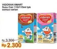 Promo Harga VIDORAN Xmart UHT All Variants 115 ml - Indomaret