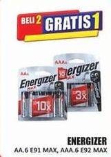 Promo Harga Energizer Battery Alkaline Max AA E91, AAA E92  - Hari Hari