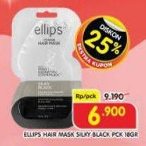 Promo Harga Ellips Hair Mask Silky Black 18 gr - Superindo