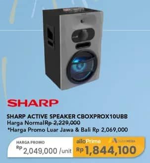 Promo Harga Sharp CBOX-PROX10UBB  - Carrefour