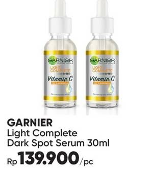 Promo Harga GARNIER Booster Serum 30 ml - Guardian
