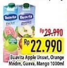 Promo Harga Buavita Fresh Juice Apple, Orange, Guava, Mango 1000 ml - Hypermart