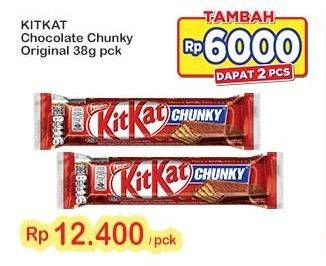 Promo Harga Kit Kat Chunky Chocolate 38 gr - Indomaret
