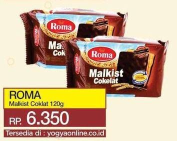 Promo Harga ROMA Malkist Cokelat 120 gr - Yogya