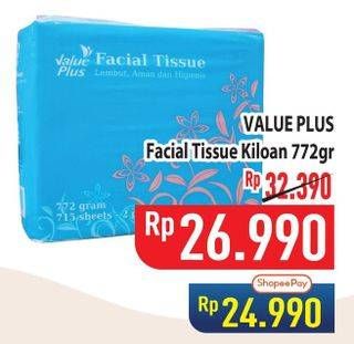 Promo Harga Value Plus Facial Tissue 772 gr - Hypermart