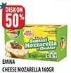 Promo Harga Emina Cheddar Cheese Mozza 165 gr - Hypermart