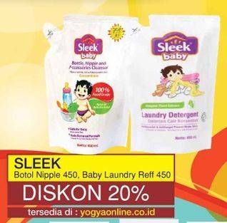 Promo Harga SLEEK BABY Pembersih Dot Aksesoris Botol Bayi/Laundry Detergent  - Yogya