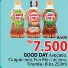 Promo Harga Good Day Coffee Drink Avocado Delight, Originale Cappucino, Funtastic Mocacinno, Tiramisu Bliss 250 ml - Alfamidi