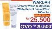 Promo Harga WARDAH Creamy Wash C-Defense/ White Secret Facial Wash 100ml  - Indomaret