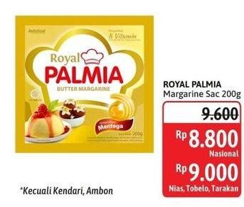 Promo Harga Palmia Royal Butter Margarine 200 gr - Alfamidi