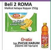 Promo Harga ROMA Malkist Kelapa Kopyor per 2 pcs 252 gr - Alfamidi