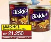 Promo Harga BISKIES Sandwich Biscuit Chocolate 324 gr - Yogya