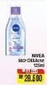 Promo Harga Nivea MicellAir Skin Breathe Micellar Water Oil Acne Care 125 ml - Alfamart