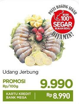 Promo Harga Udang Jerbung per 100 gr - Carrefour