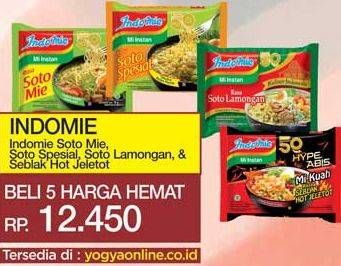 Promo Harga Indomie soto mie, soto spesial, soto lamongan, & seblak hot jeletot  - Yogya