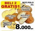 Promo Harga Roti Polo Cokelat, Keju, Vanilla, Tiramisu  - Giant