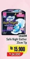 Promo Harga Charm Safe Night Wing 35cm 12 pcs - Alfamart
