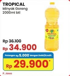 Promo Harga Tropical Minyak Goreng 2000 ml - Indomaret