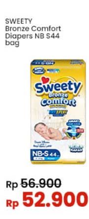 Promo Harga Sweety Bronze Comfort NB-S44 44 pcs - Indomaret