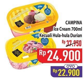 Promo Harga Campina Ice Cream 700 ml - Hypermart