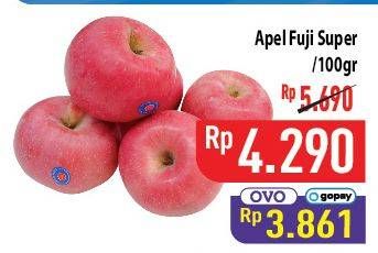 Promo Harga Apel Fuji Super per 100 gr - Hypermart