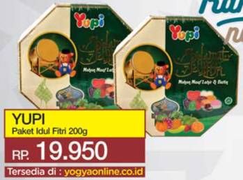 Promo Harga YUPI Festive Idul Fitri 200 gr - Yogya