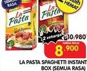 Promo Harga LA PASTA Spaghetti Instant All Variants 57 gr - Superindo