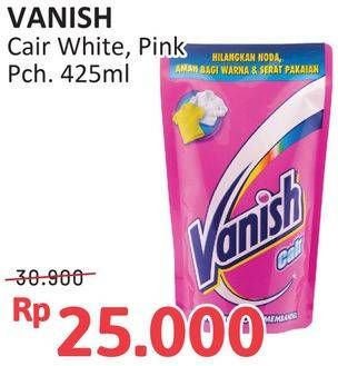 Promo Harga Vanish Penghilang Noda Cair Putih, Pink 425 ml - Alfamidi