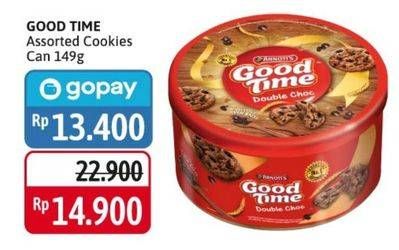 Promo Harga GOOD TIME Chocochips Assorted Cookies Tin 149 gr - Alfamidi