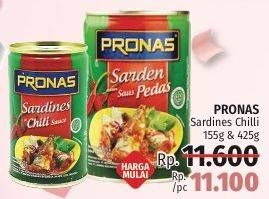 Promo Harga Sardines Chilli 155g / 425g  - LotteMart