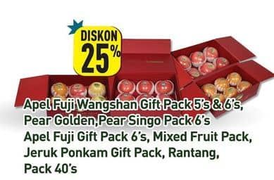 Promo Harga Apel Fuji Wangshan/Pear Golden/Pear Singo/Apel Fuji/Mixed Fruit/Jeruk Ponkam  - Hypermart