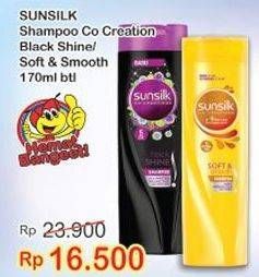 Promo Harga SUNSILK Shampoo Black Shine, Soft And Smooth 170 ml - Indomaret