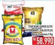 Promo Harga Topi Koki Beras  Super Slyp 5 kg - Hypermart