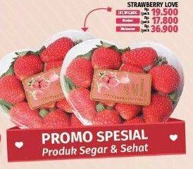 Promo Harga Strawberry Cinta  - LotteMart