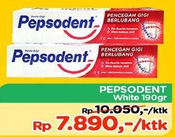Promo Harga PEPSODENT Pasta Gigi Pencegah Gigi Berlubang 190 gr - TIP TOP