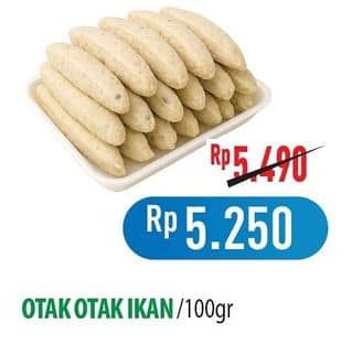 Promo Harga Otak Otak Ikan Curah per 100 gr - Hypermart