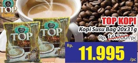 Promo Harga Top Coffee Kopi per 20 sachet 31 gr - Hari Hari