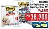 Promo Harga Bernardi Bakso Sapi Jumbo, Besar 25 pcs - Hypermart